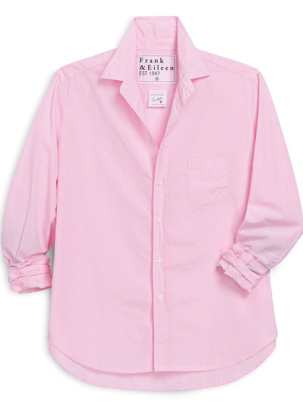 Frank & Eileen Light Pink Striped Button-Down Shirt